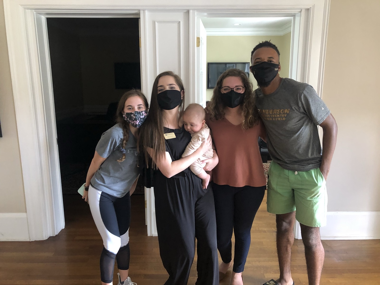 Students celebrating Ceci's birthday — genuine relationships built through years of investment